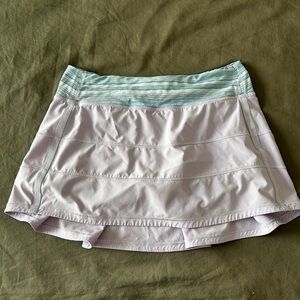lululemon athletica Light Purple tennis skirt